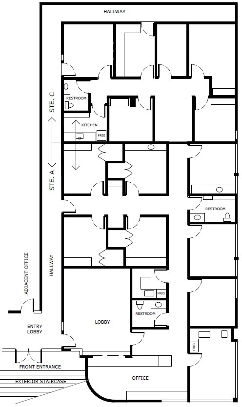 2110 Forest Ave, San Jose, CA en alquiler Plano de la planta- Imagen 1 de 3