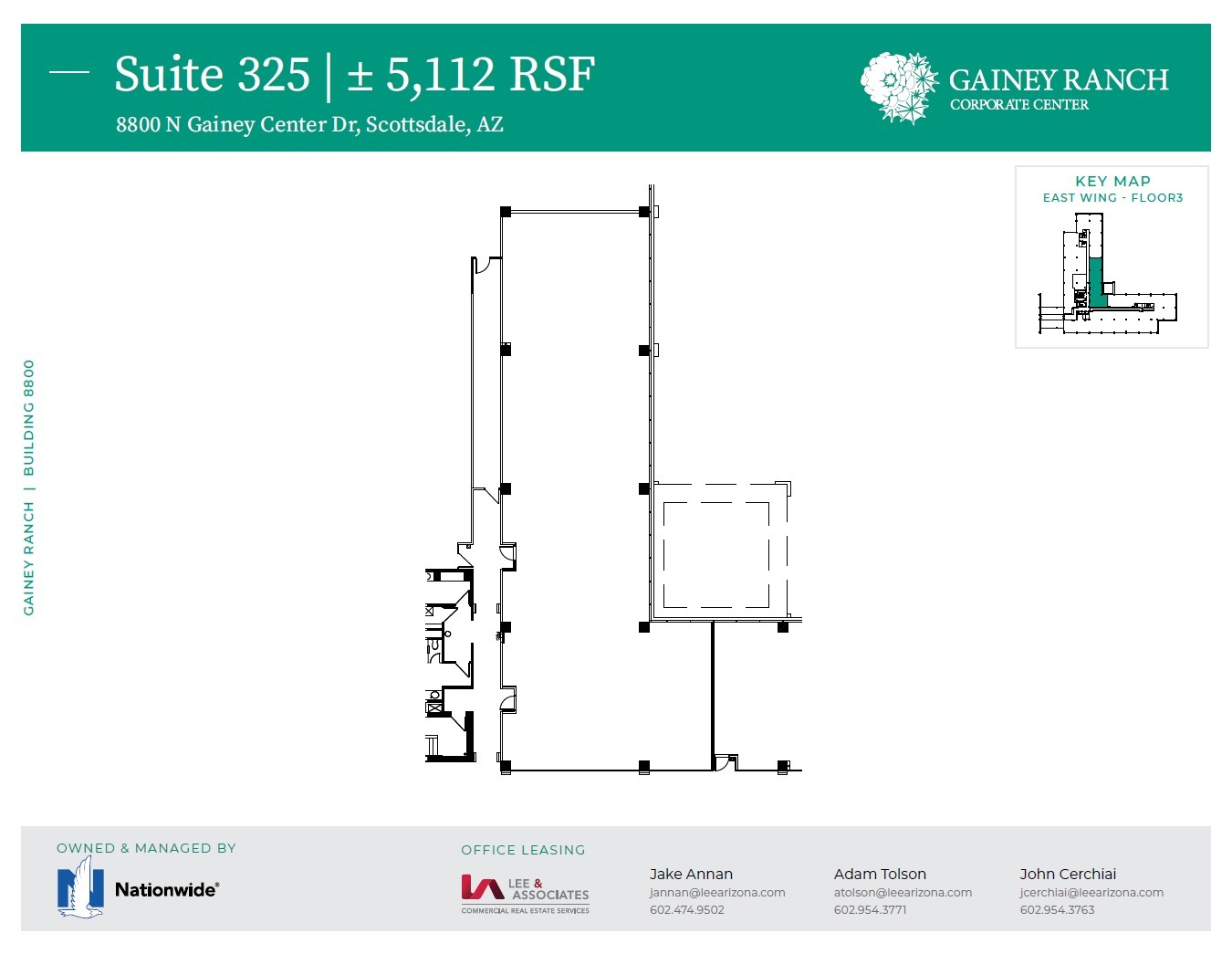 8800 N Gainey Center Dr, Scottsdale, AZ en alquiler Plano de la planta- Imagen 1 de 1