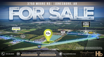 3750 Moore Rd., Jonesboro, AR - VISTA AÉREA  vista de mapa - Image1