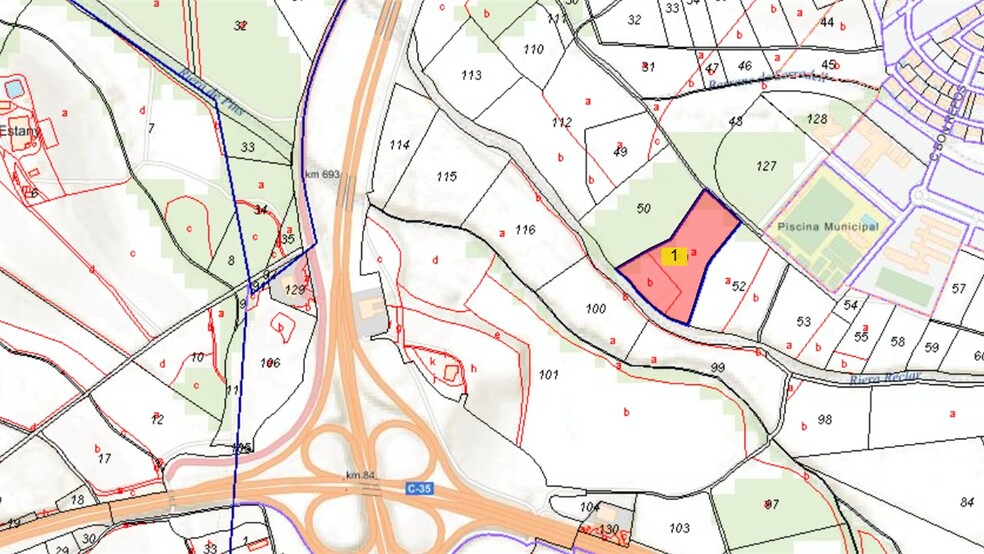 Terreno en Vidreres, Gerona en venta - Plano del sitio - Imagen 2 de 2