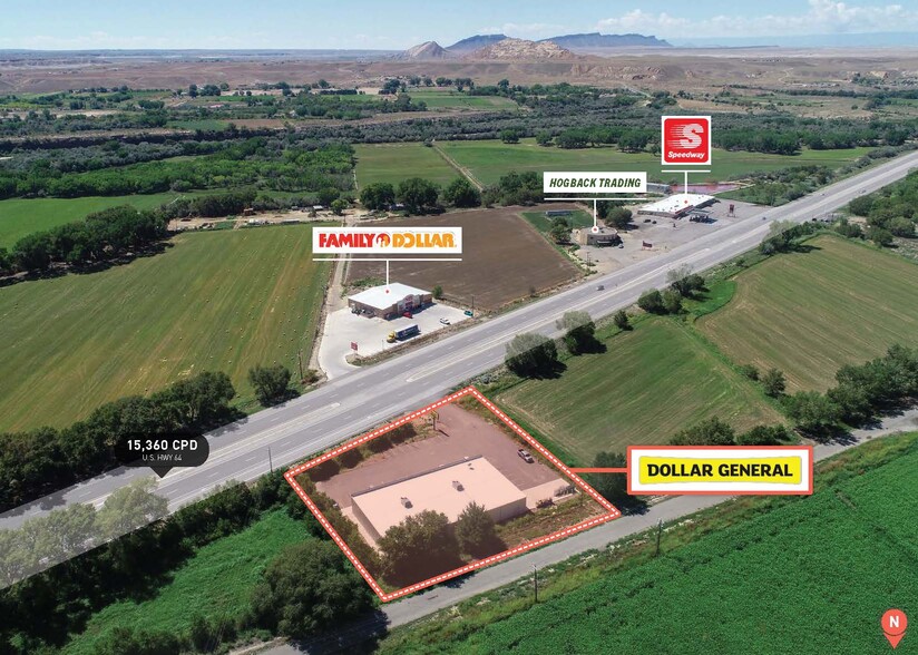 3228 US-64, Waterflow, NM en venta - Vista aérea - Imagen 3 de 4