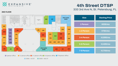 333 3rd Ave N, Saint Petersburg, FL en alquiler Plano de la planta- Imagen 1 de 4