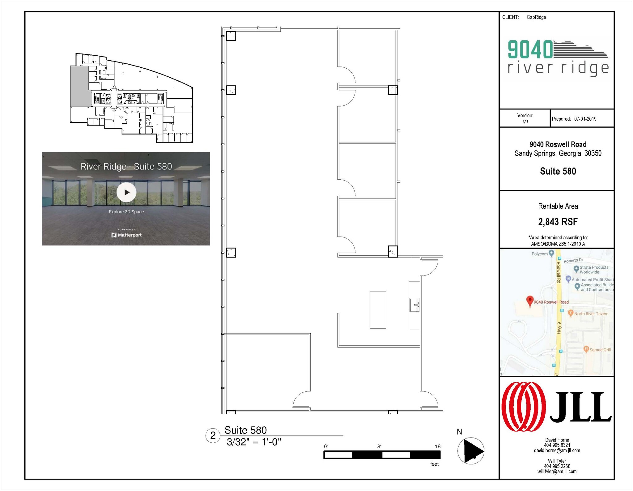 9040 Roswell Rd, Atlanta, GA en alquiler Plano de la planta- Imagen 1 de 1