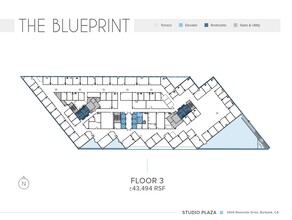 3400 W Riverside Dr, Burbank, CA en alquiler Plano de la planta- Imagen 1 de 1