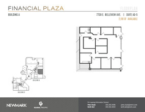 7730 E Belleview Ave, Greenwood Village, CO en alquiler Plano de la planta- Imagen 1 de 2