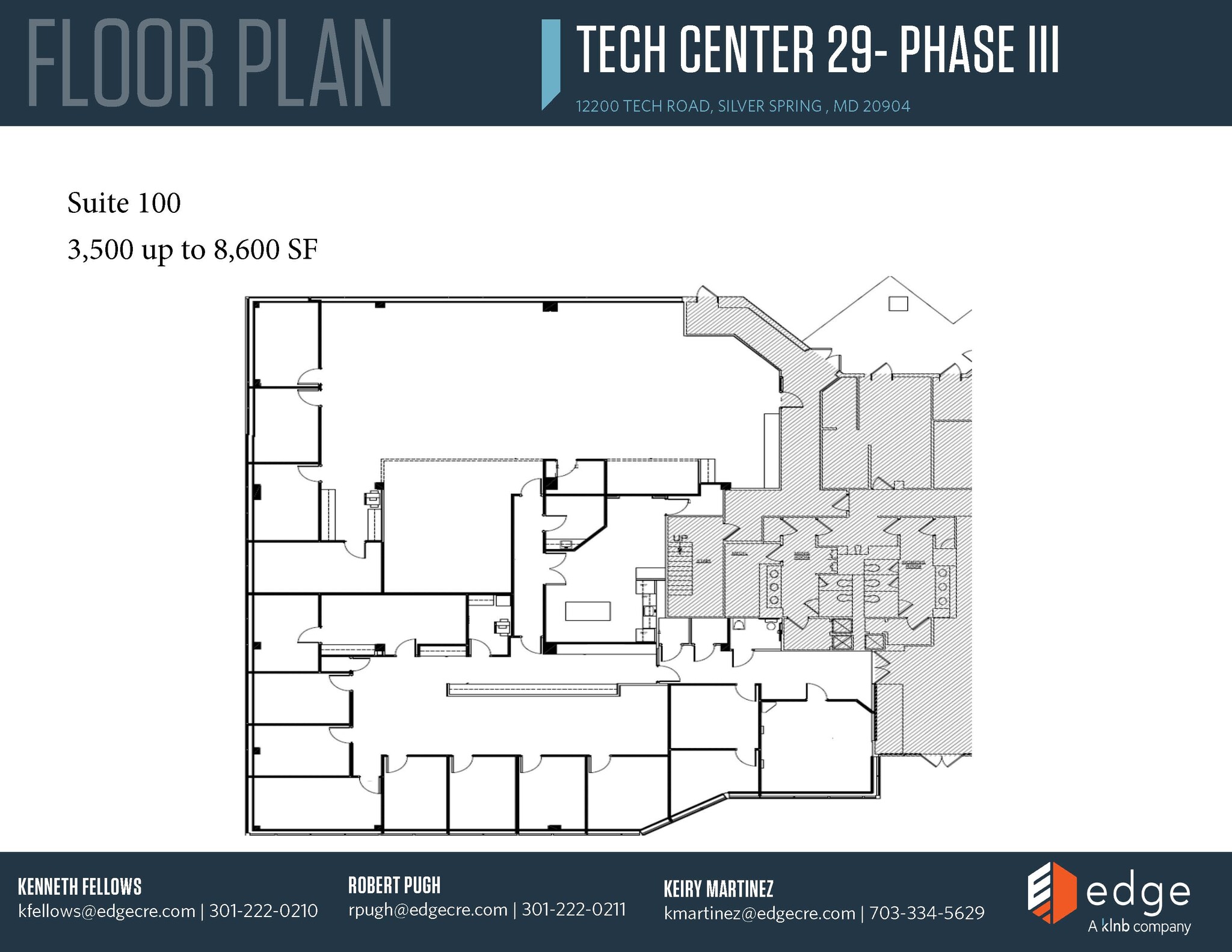 12200 Tech Rd, Silver Spring, MD en alquiler Plano de la planta- Imagen 1 de 1