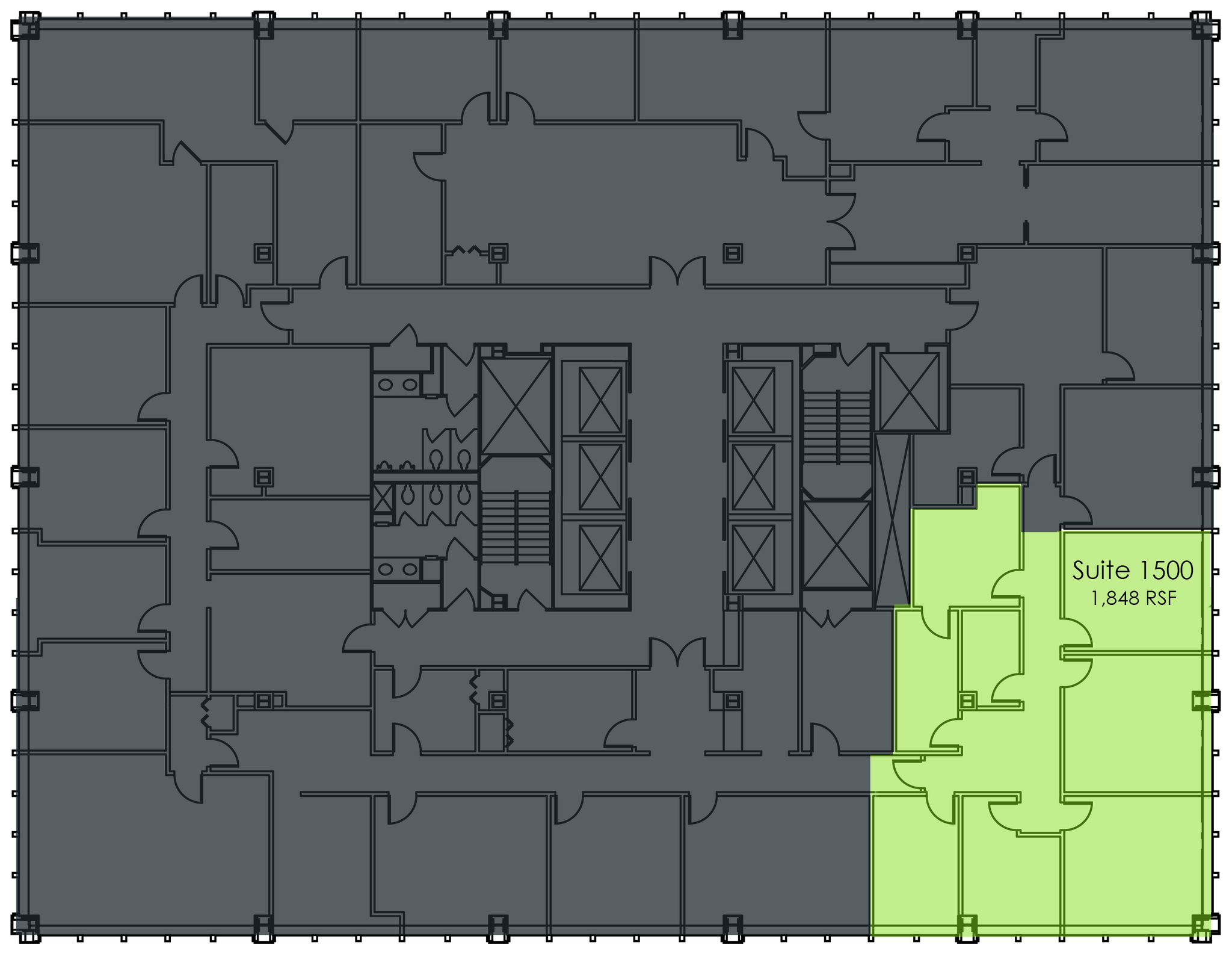 124 W Capitol Ave, Little Rock, AR en alquiler Plano de la planta- Imagen 1 de 5