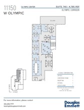 11150 W Olympic Blvd, Los Angeles, CA en alquiler Plano de la planta- Imagen 1 de 1