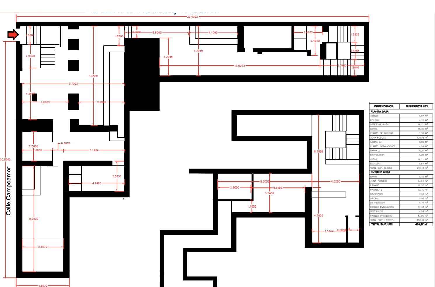 Calle de Campoamor, 3, Madrid, Madrid en alquiler Plano de planta tipo- Imagen 1 de 1