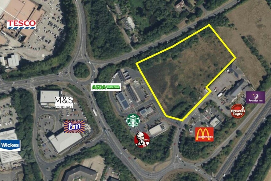 Flagstaff Island, Ashby De La Zouch en venta - Vista aérea - Imagen 2 de 3