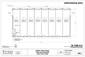 2343 E Queen Creek, Gilbert, AZ en alquiler Plano de la planta- Imagen 2 de 3