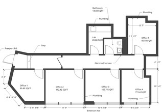 101 Emerson Ave, Pittsburgh, PA en alquiler Plano de la planta- Imagen 2 de 4