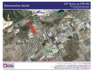 Más detalles para NWQ of FM 482 & Krueger Canyon, New Braunfels, TX - Terrenos en venta