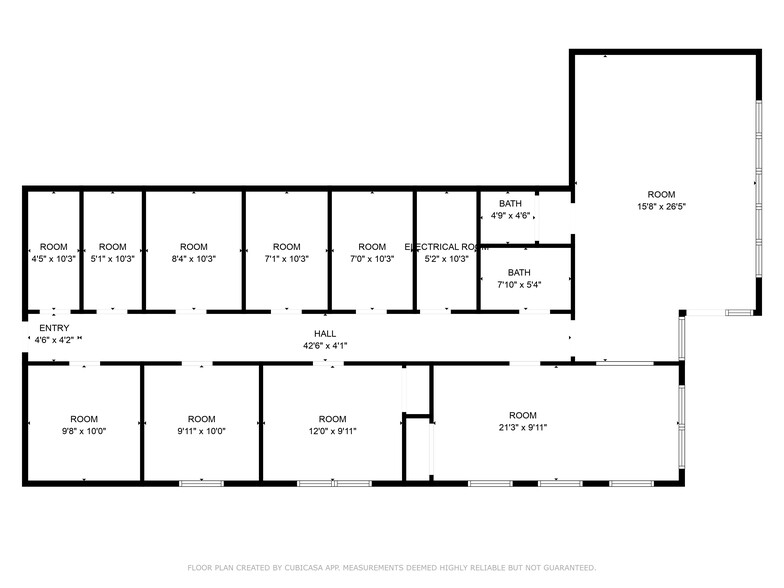 655 E Okmulgee St, Muskogee, OK en alquiler - Plano de la planta - Imagen 2 de 22