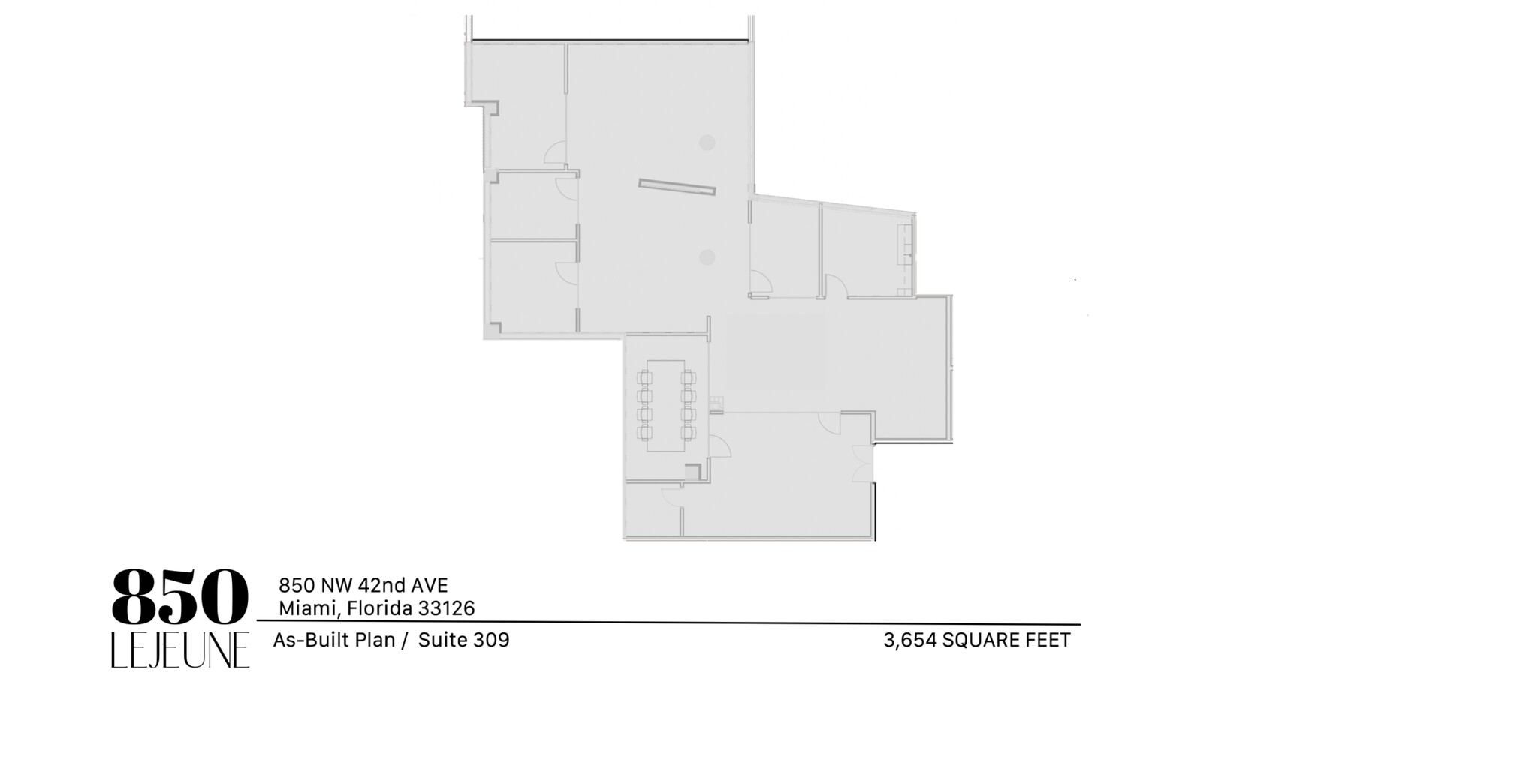 850 NW 42nd Ave, Miami, FL en alquiler Plano del sitio- Imagen 1 de 1