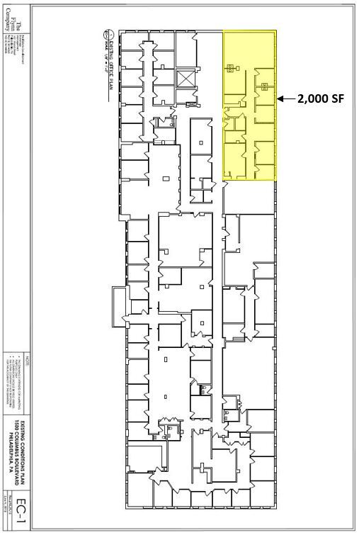 1500 S Christopher Columbus Ave, Philadelphia, PA en alquiler Plano de la planta- Imagen 1 de 1