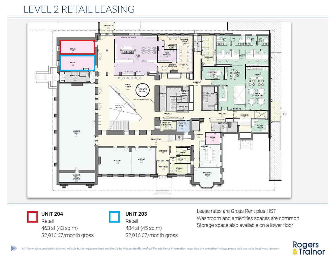 99 University Av, Kingston, ON en alquiler Plano de la planta- Imagen 1 de 1