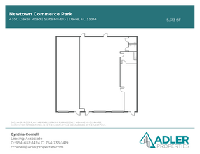 4350-4380 Oakes Rd, Davie, FL en alquiler Plano de la planta- Imagen 1 de 13