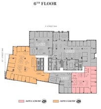 950 F St NW, Washington, DC en alquiler Plano de la planta- Imagen 1 de 11
