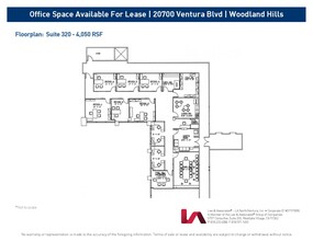 20700 Ventura Blvd, Woodland Hills, CA en alquiler Plano de la planta- Imagen 1 de 1