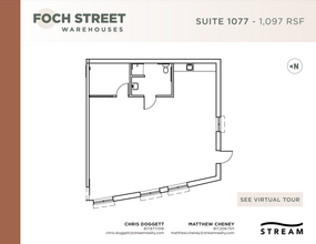 821-1075 Foch St, Fort Worth, TX en alquiler Plano de la planta- Imagen 1 de 1