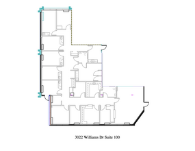 3022 Williams Dr, Fairfax, VA en alquiler Plano de la planta- Imagen 1 de 1