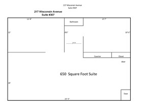 217 Wisconsin Ave, Waukesha, WI en alquiler Plano de la planta- Imagen 1 de 10