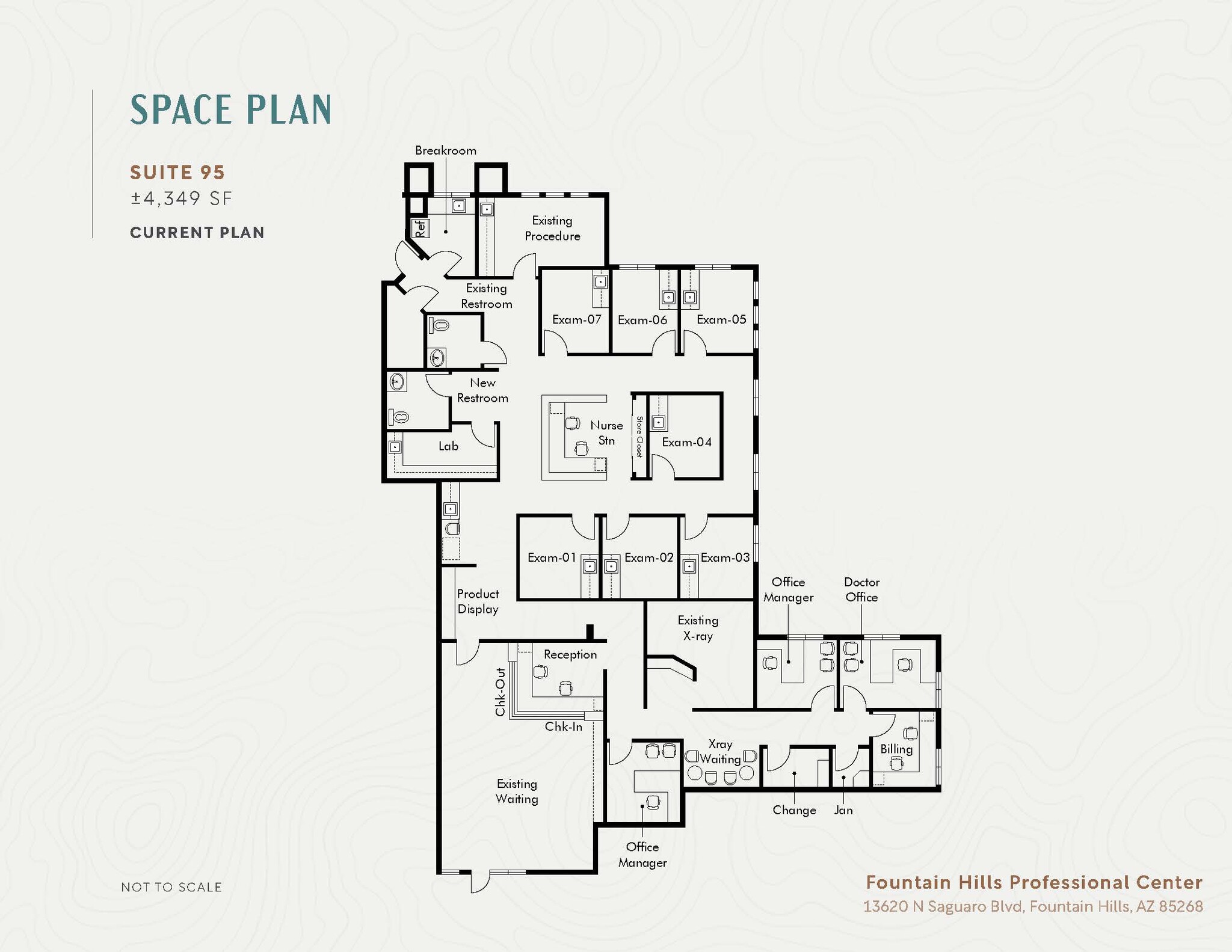 13620 N Saguaro Blvd, Fountain Hills, AZ en alquiler Plano de la planta- Imagen 1 de 4