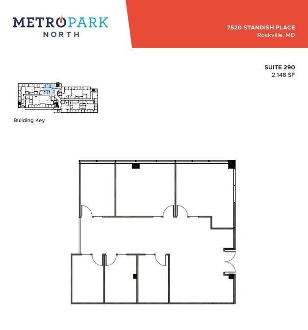 7529 Standish Pl, Rockville, MD en alquiler Plano de la planta- Imagen 1 de 1