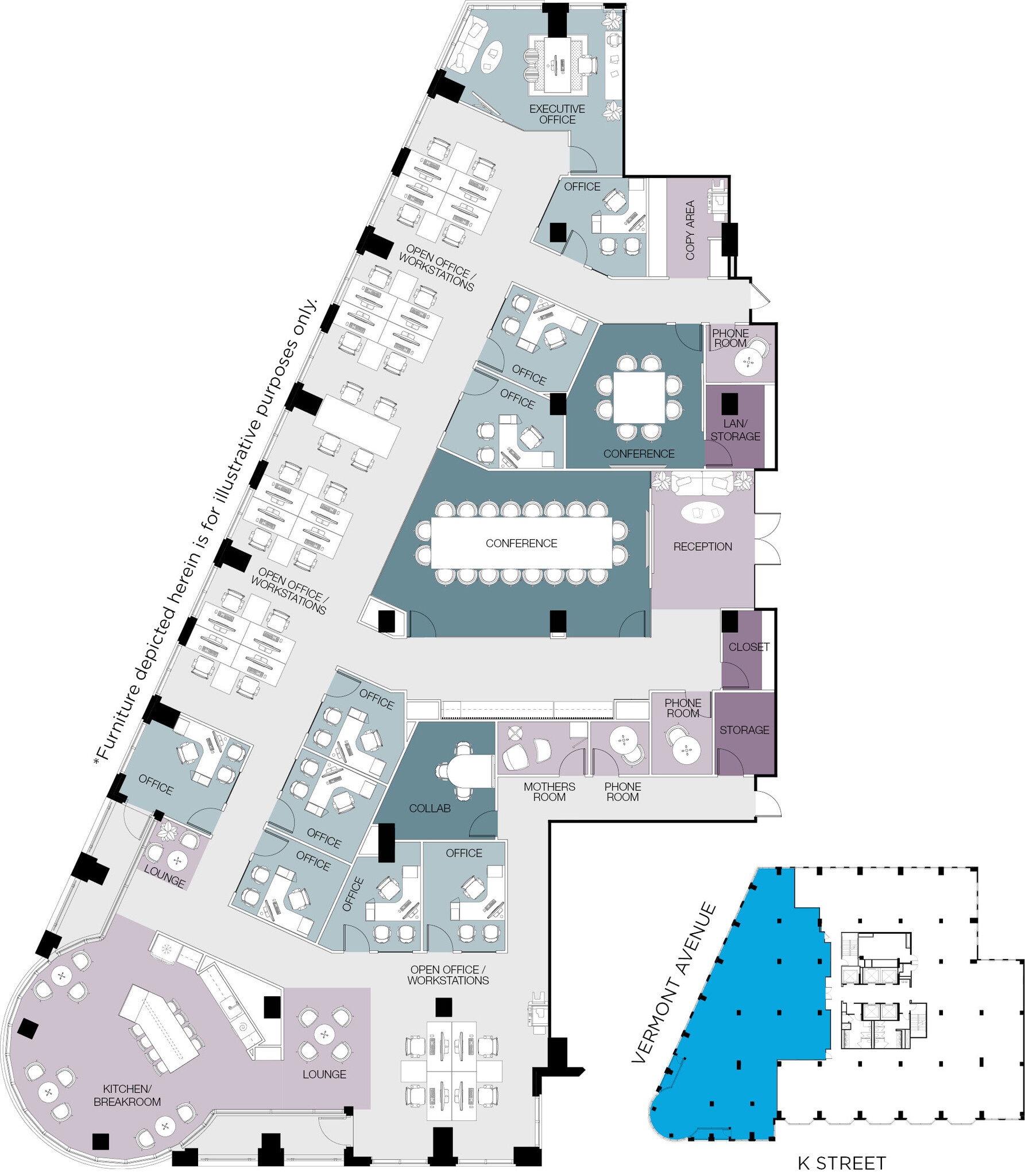 1425 K St NW, Washington, DC en alquiler Plano de la planta- Imagen 1 de 1