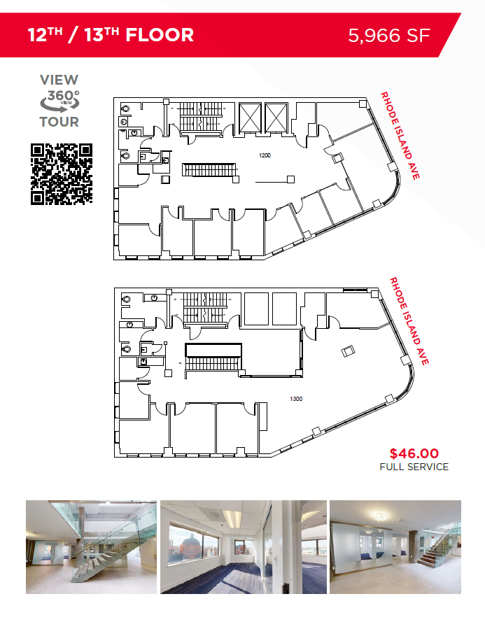 1710 Rhode Island Ave NW, Washington, DC en alquiler Plano de la planta- Imagen 1 de 4