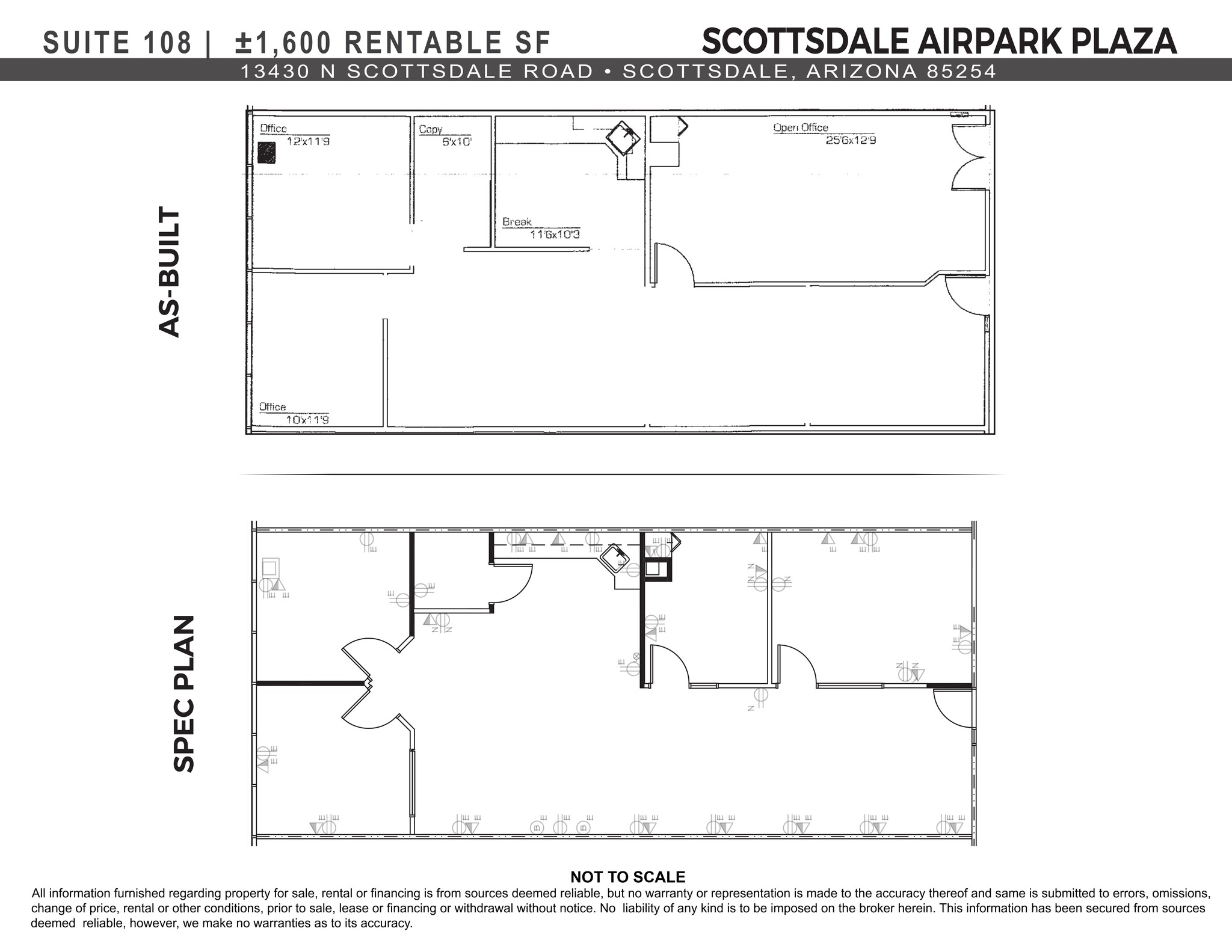 13430 N Scottsdale Rd, Scottsdale, AZ en alquiler Plano del sitio- Imagen 1 de 2