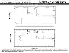 13430 N Scottsdale Rd, Scottsdale, AZ en alquiler Plano del sitio- Imagen 1 de 2