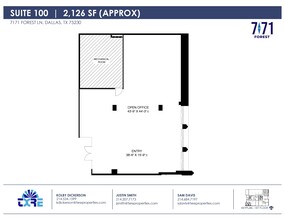 7171 Forest Ln, Dallas, TX en alquiler Plano de la planta- Imagen 2 de 2