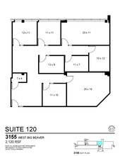 3155 W Big Beaver Rd, Troy, MI en alquiler Plano de la planta- Imagen 1 de 1