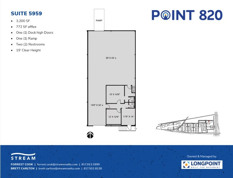 5721 E Rosedale St, Fort Worth, TX en alquiler Plano de la planta- Imagen 1 de 1