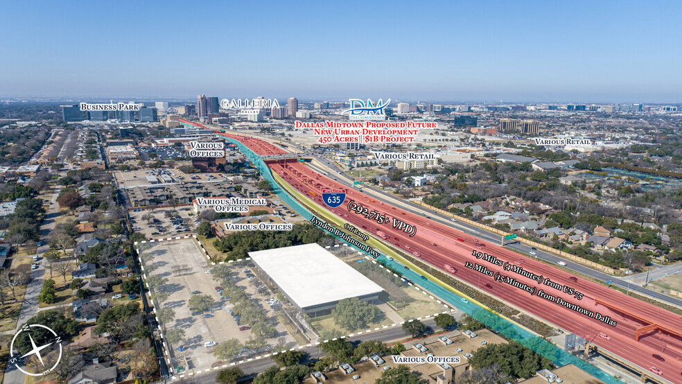 6250 Lyndon B Johnson Fwy, Dallas, TX en venta - Foto del edificio - Imagen 2 de 15