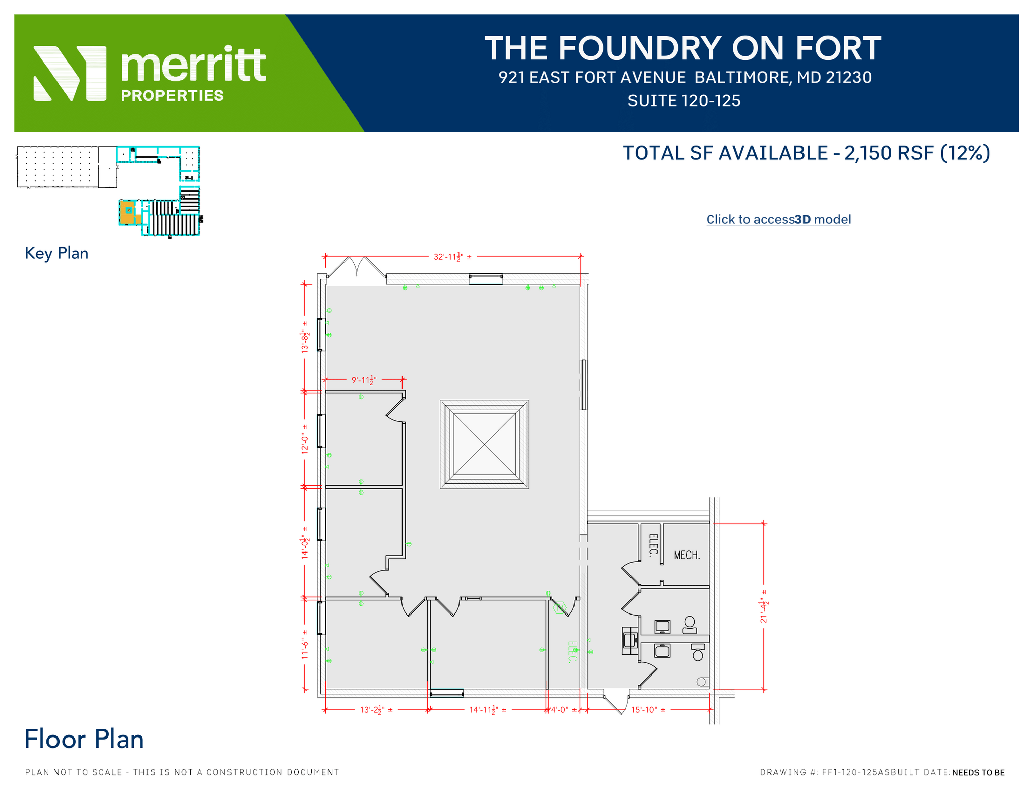 921 E Fort Ave, Baltimore, MD en alquiler Plano de la planta- Imagen 1 de 1