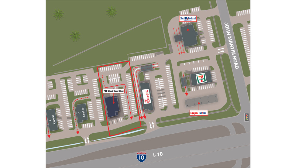 NWC of I-10 & John Martin rd, Baytown, TX en venta - Foto del edificio - Imagen 2 de 5