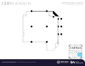 1301 Fannin St, Houston, TX en alquiler Plano de la planta- Imagen 1 de 1