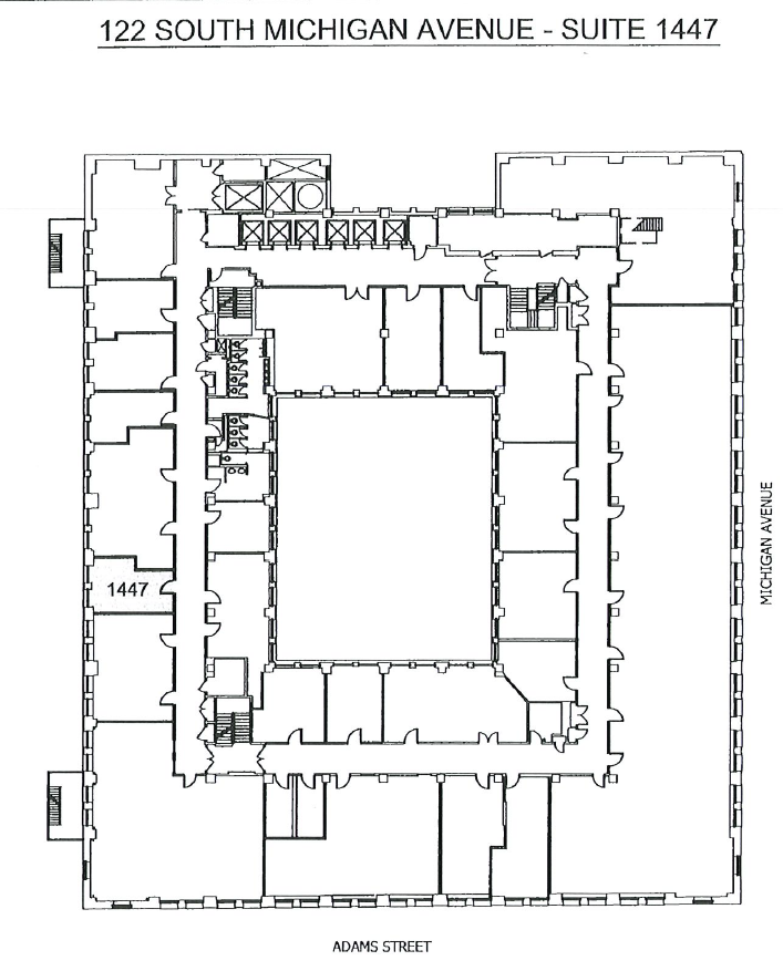 122 S Michigan Ave, Chicago, IL en alquiler Plano de la planta- Imagen 1 de 1