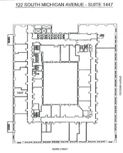 122 S Michigan Ave, Chicago, IL en alquiler Plano de la planta- Imagen 1 de 1