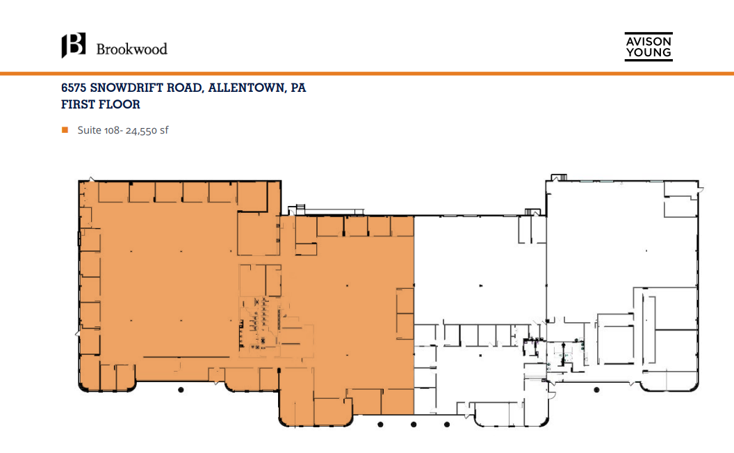 6575 Snowdrift Rd, Allentown, PA en alquiler Plano de la planta- Imagen 1 de 1