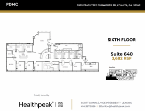 5505 Peachtree Dunwoody Rd NE, Atlanta, GA en alquiler Plano de la planta- Imagen 1 de 1