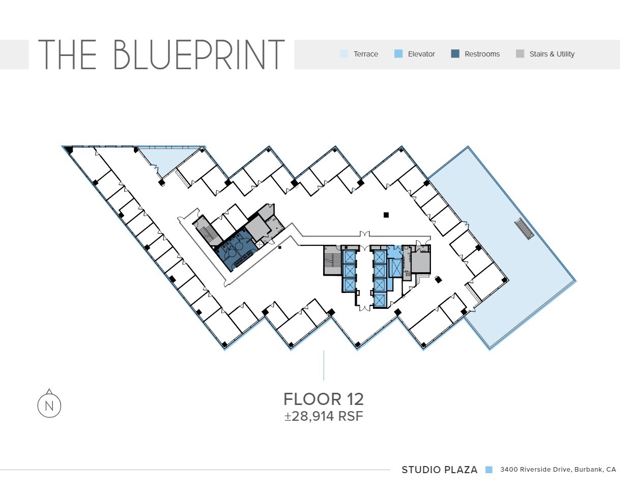 3400 W Riverside Dr, Burbank, CA en alquiler Plano de la planta- Imagen 1 de 1