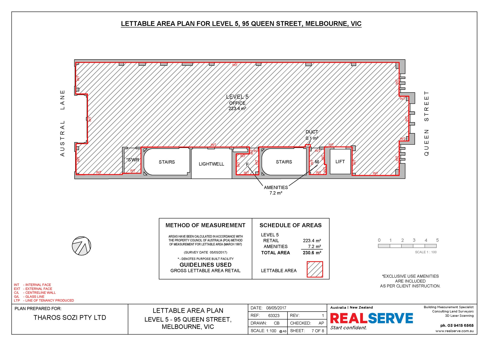 93-95 Queen St, Melbourne en venta Plano de la planta- Imagen 1 de 1