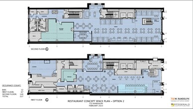 732 W Randolph St, Chicago, IL en alquiler Plano de la planta- Imagen 2 de 11