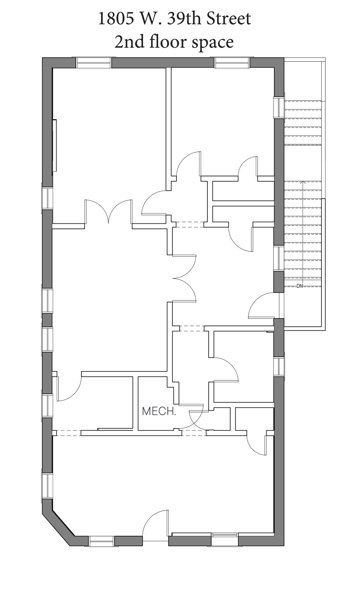 1805-1807 W 39th St, Kansas City, MO en alquiler Plano del sitio- Imagen 1 de 1