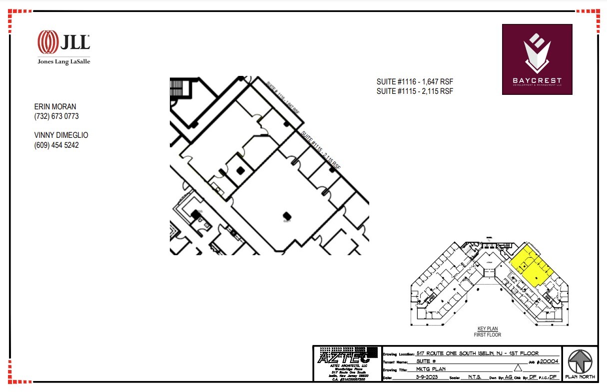 517 Route One South, Iselin, NJ en alquiler Plano de la planta- Imagen 1 de 1