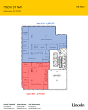 1750 K St NW, Washington, DC en alquiler Plano de la planta- Imagen 1 de 1